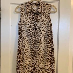 Equipment sleeveless signature dress